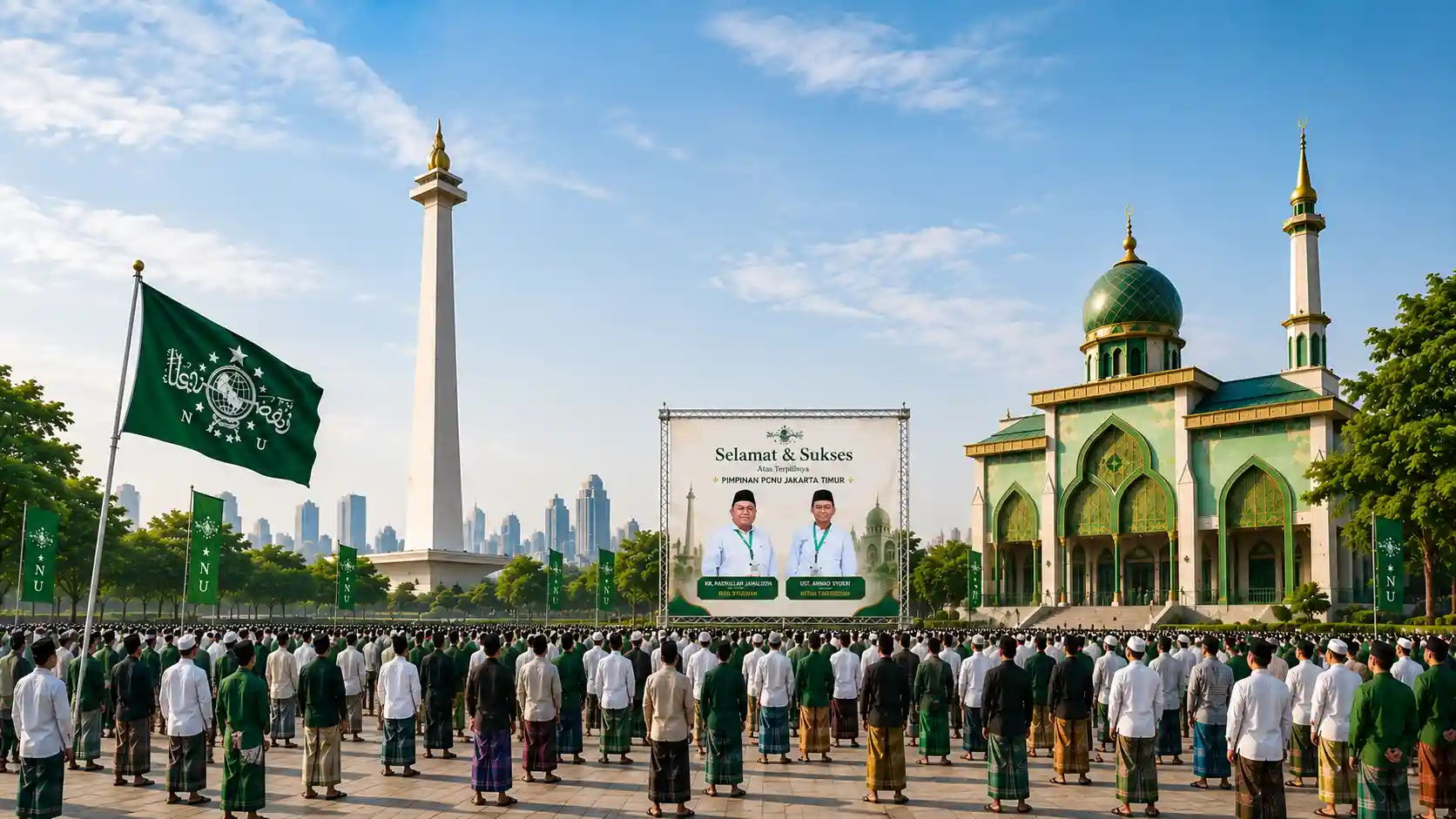 Kebersamaan pengurus dan warga PCNU Pengurus Cabang Kabupaten Sabu Raijua